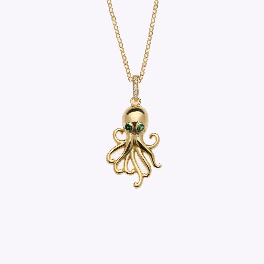 Octaria Necklace - Emerald Eye, image 4