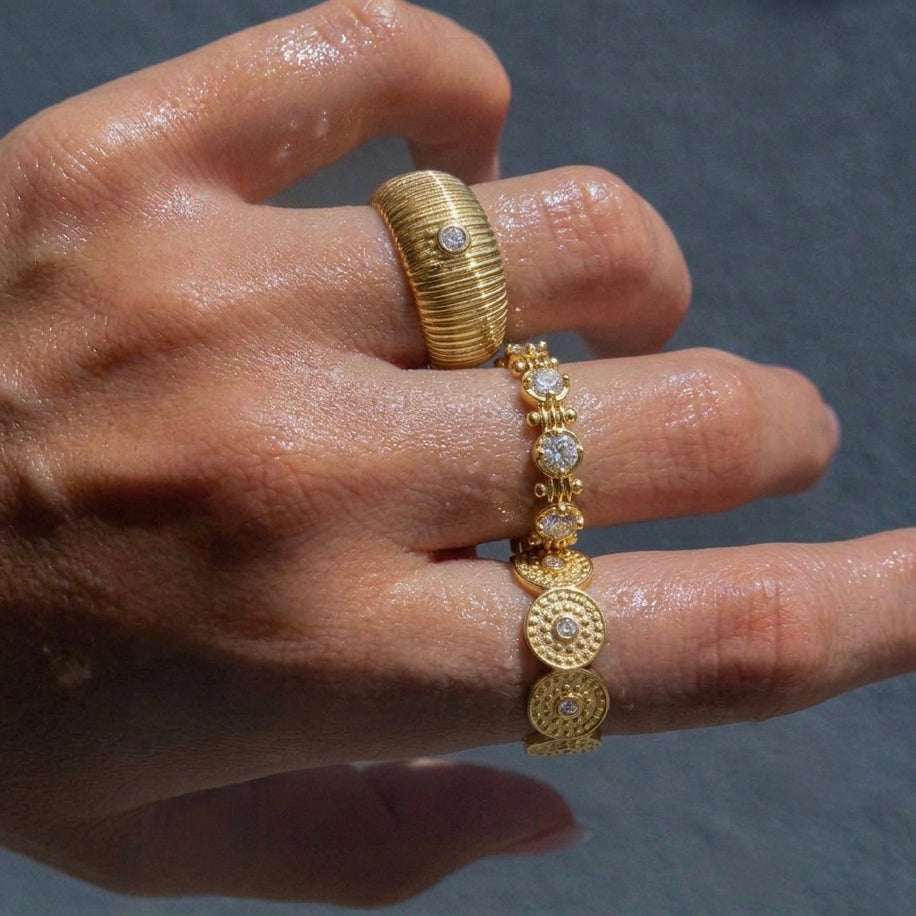 Luneya Yüzük - Sarı, 2. ürün fotoğrafı