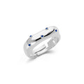 Othira Ring - White / Navy Blue