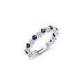 Luneya Ring - White / Navy Blue