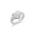 Grande Cuore Ring - White
