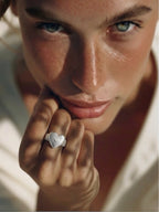 Grande Cuore Ring - White, image 2