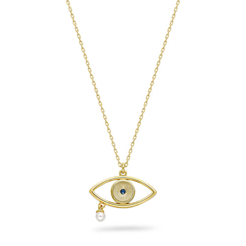 Azura Necklace - Yellow / Black Eye