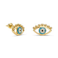 Evil Eye Küpe - Sarı