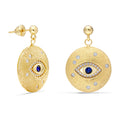 Orya Earrings - Yellow / White Eye