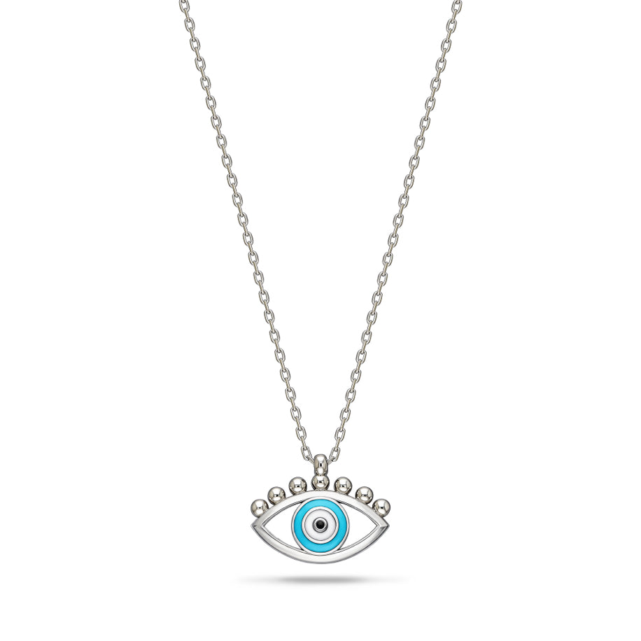 Evil Eye Kolye - Beyaz